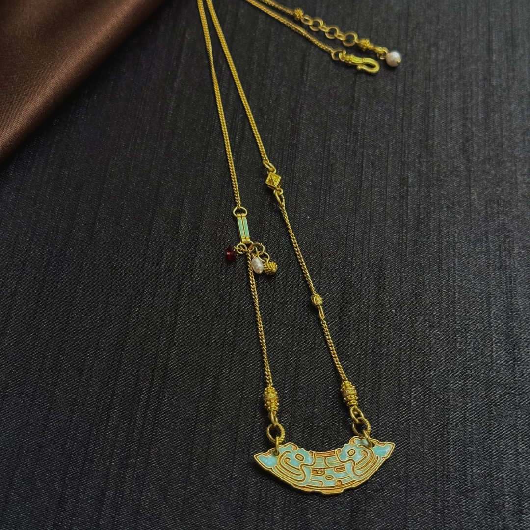 周蜜儿珠宝 足金999 【凤鸟纹·飞鸾】项链