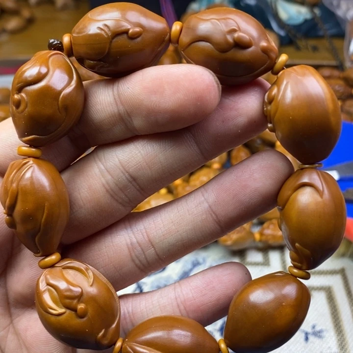 橄榄核手串/手链橄榄核雕工艺手串