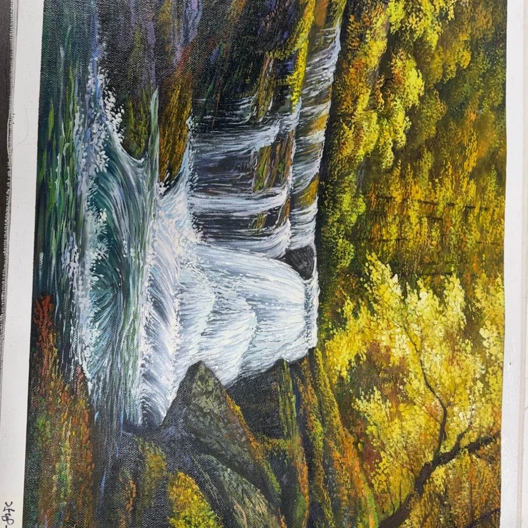 油画加油加油努力加油加油