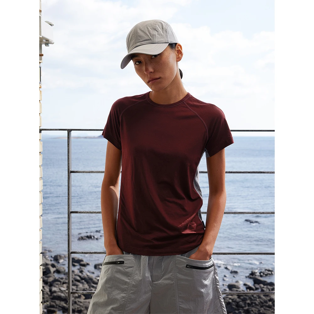 RandomPiece25户外系列奥地利LAZING纱线户外亲肤透气短袖拼色T恤