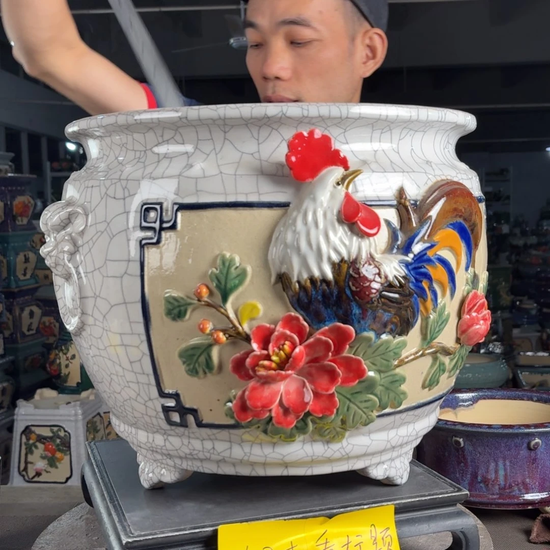 一风堂石湾花盆 内32*28