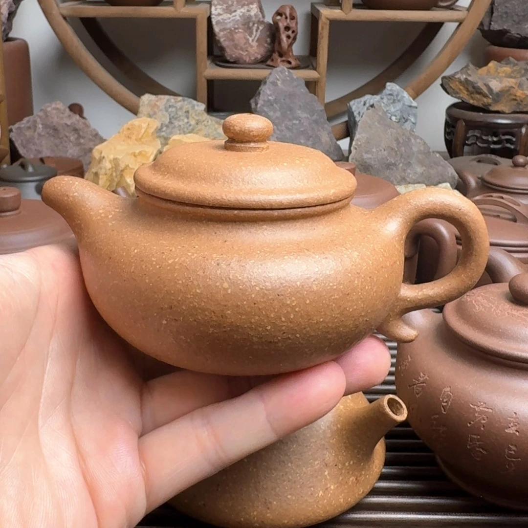 茶壶紫砂仿古200cc台西梨皮老段