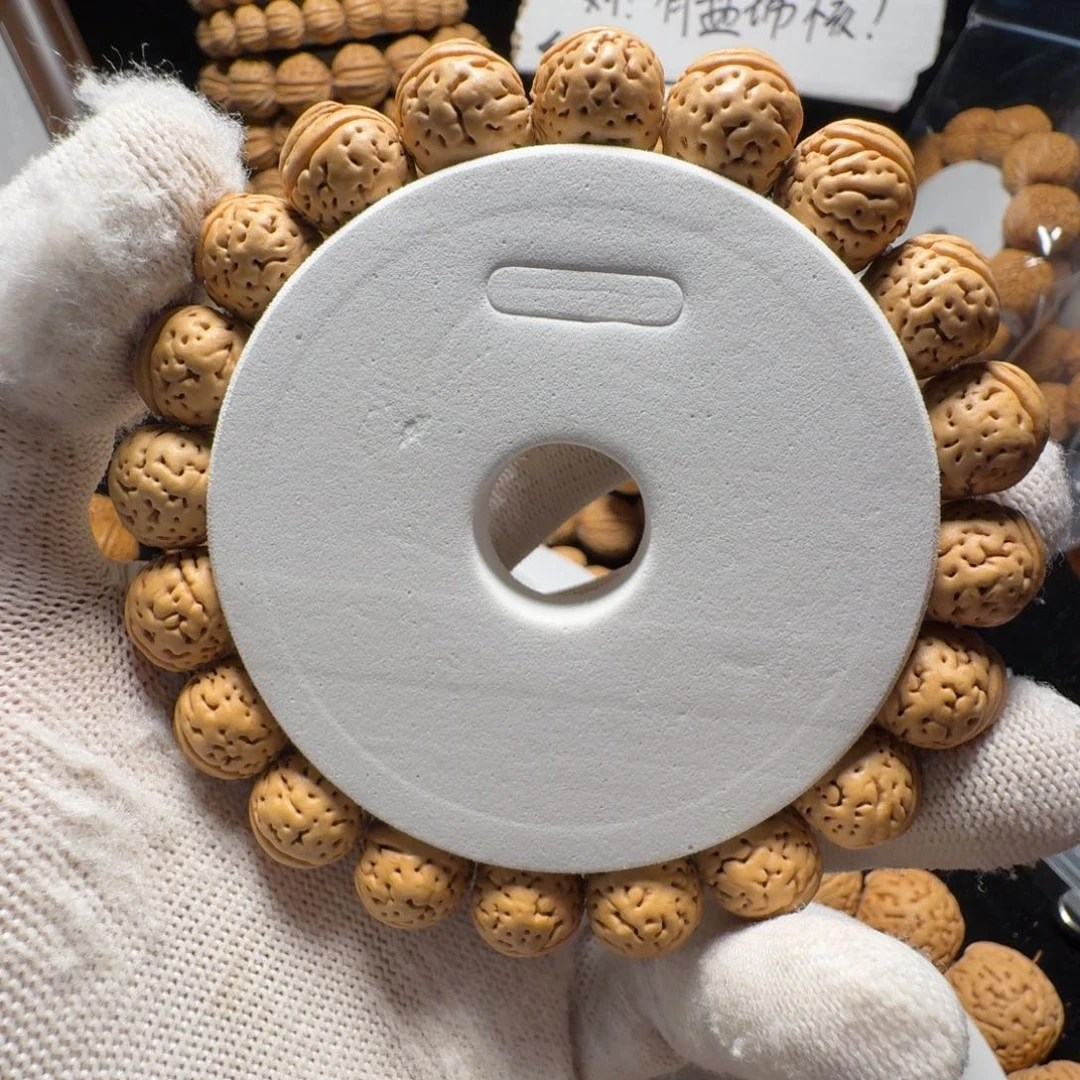 桃核手串东北野生花鳍原皮原色