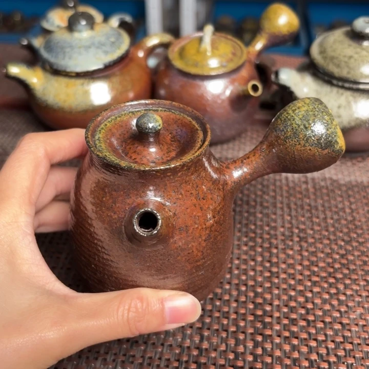 茶杯紫砂养彩侧把200