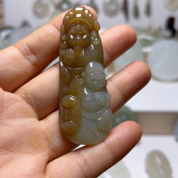 和田玉（糖玉）未镶嵌颈饰
