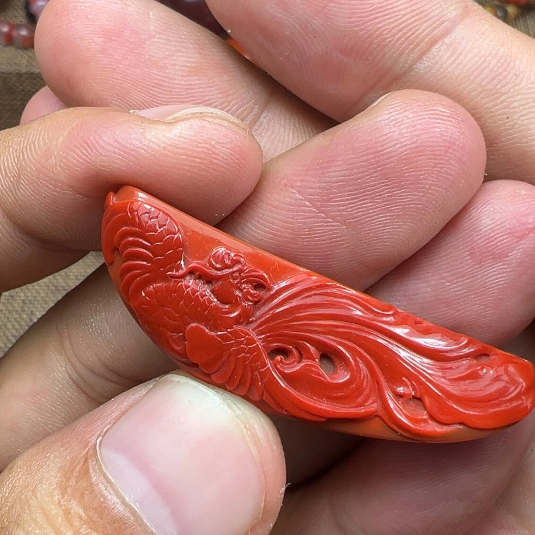 南红玛瑙未镶嵌吊坠