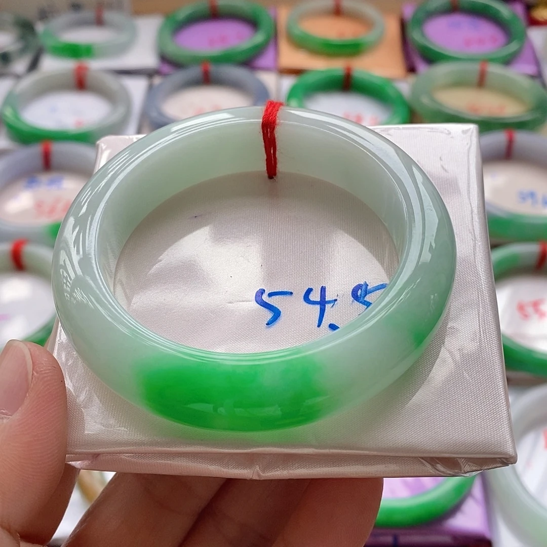 翡翠未镶嵌手镯14号