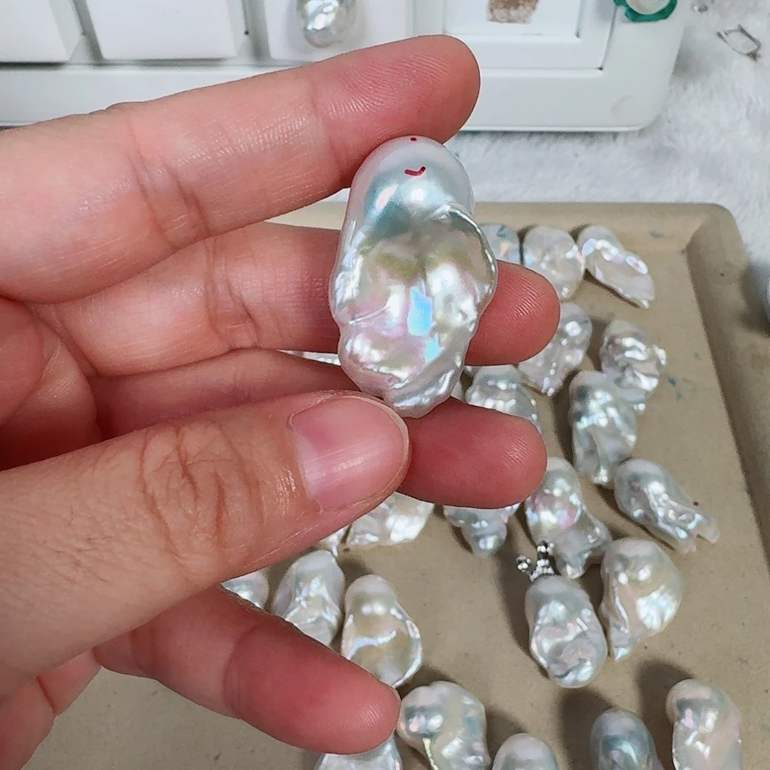 *****淡水珍珠银S925镶嵌颈饰