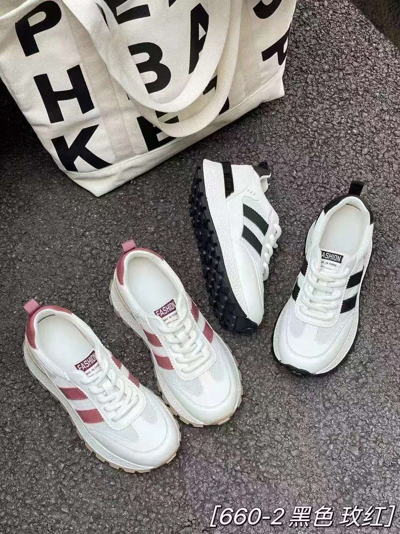 2025真皮啊甘厚底百搭夏季休闲女鞋时尚网面