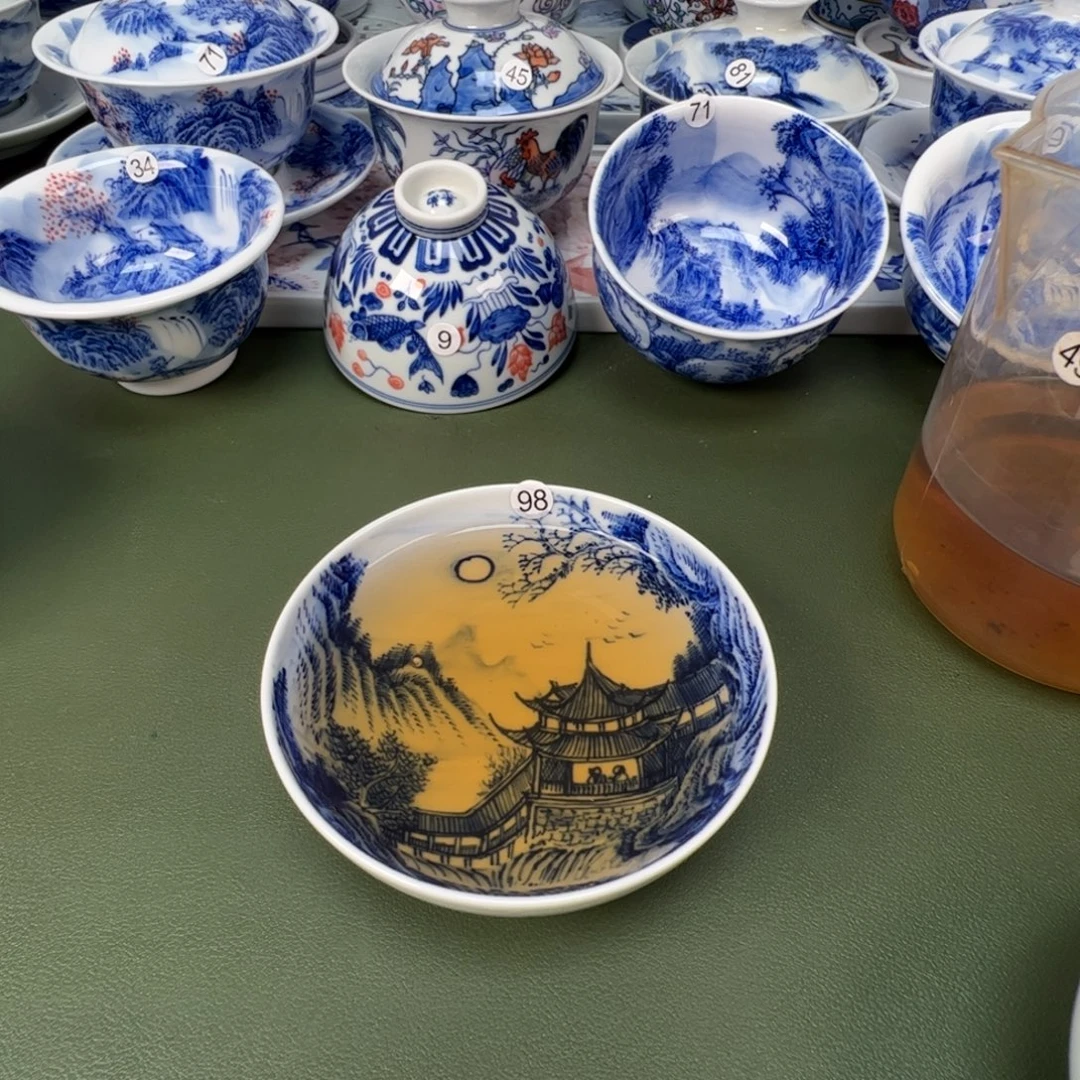 景德镇纯手工纯手绘茶具木木98