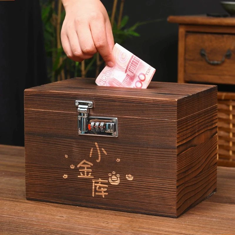 新疆西藏包邮儿童幼儿带锁存钱罐可存可取学生加厚大容量大号人实