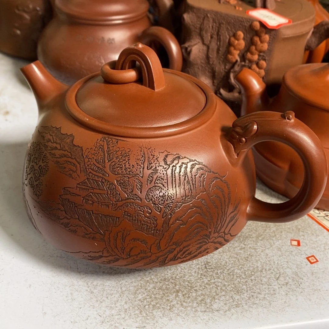 紫砂茶壶原矿手工174