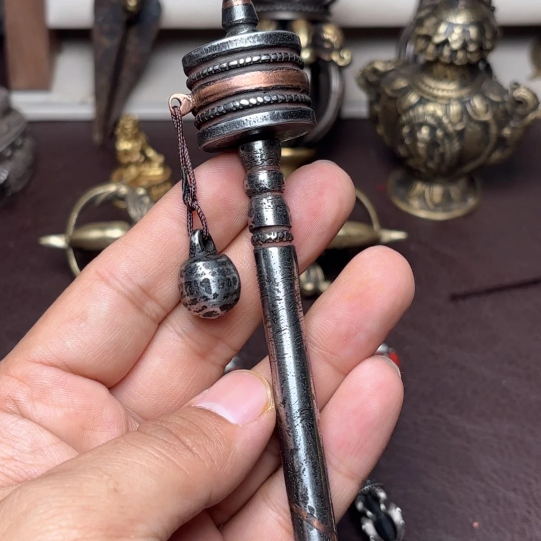 t*铜星月菩提星月挂件