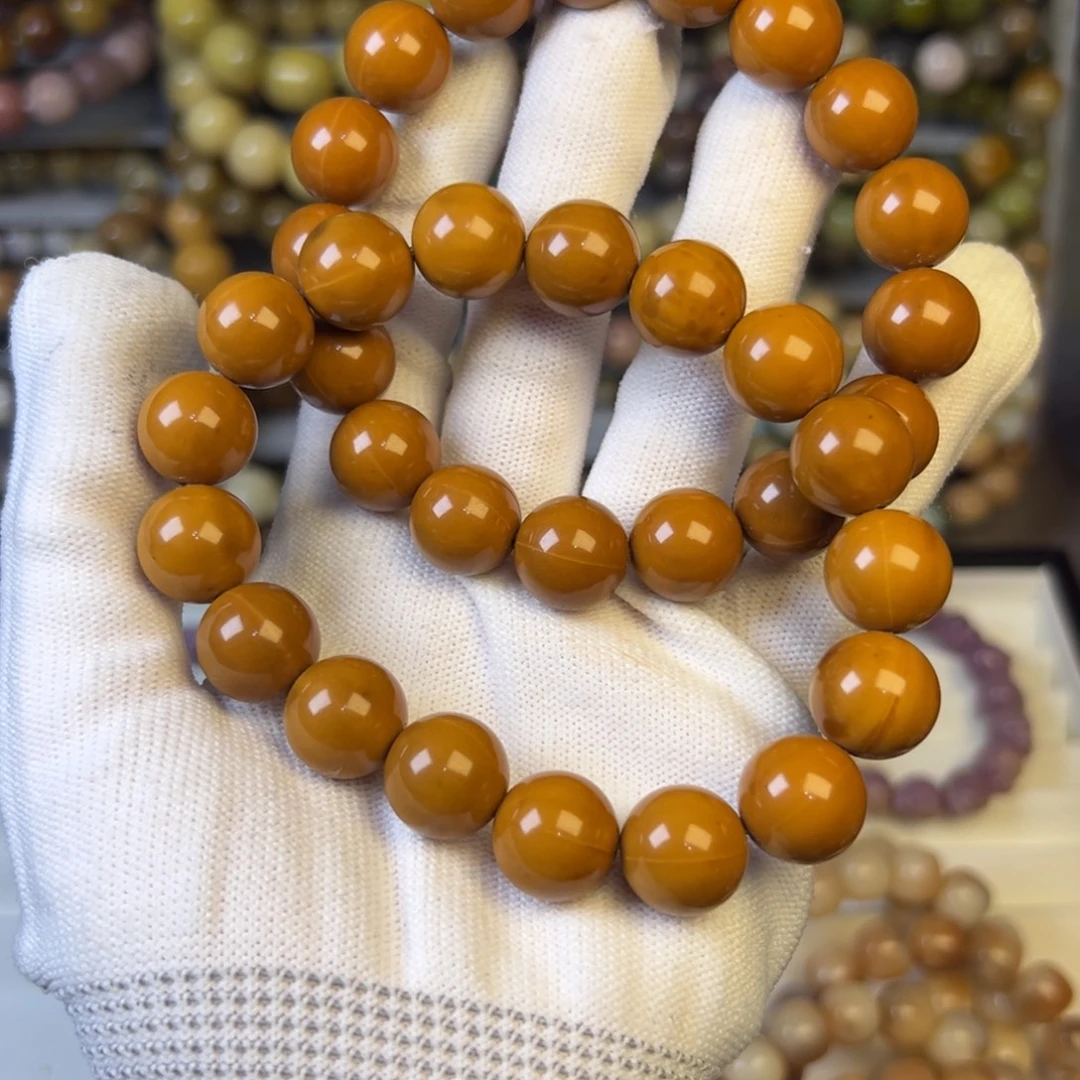 菩提根/象牙果手串光珠猴头卡14  有黑点