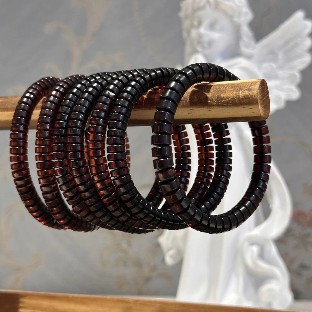 天然血泊直切手串 多样性发其一 X37