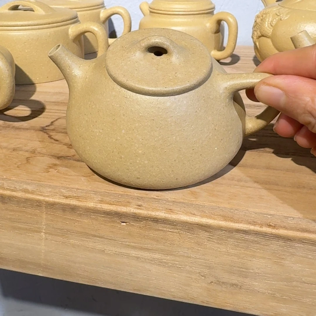 本山绿泥茶壶梨皮150毫升左右