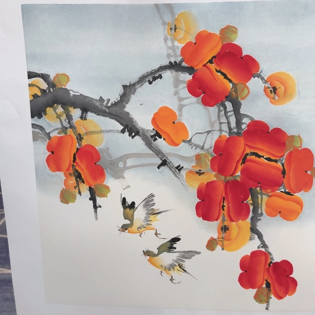 国画国画作品山水花鸟纯手绘