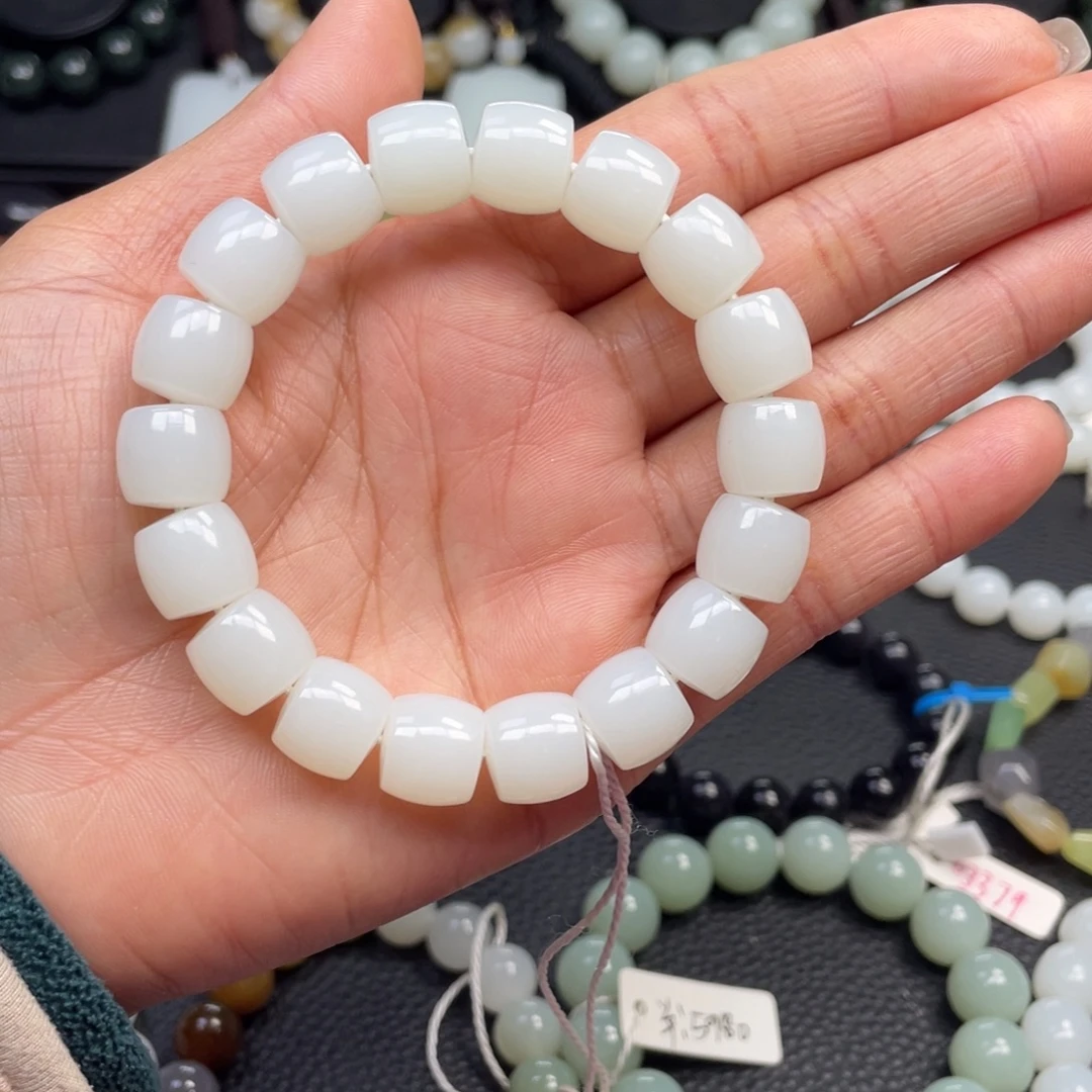 和田玉未镶嵌手链