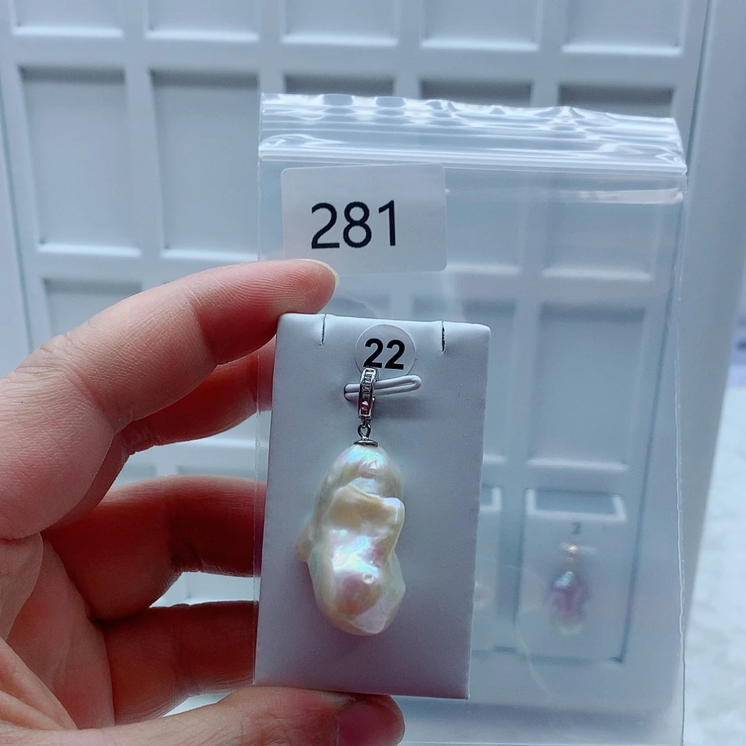 吊坠(不含链)合金淡水珍珠