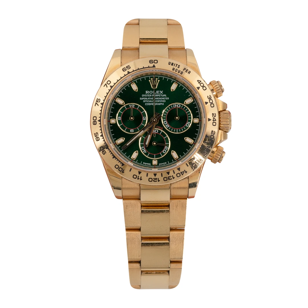 99新 Rolex/劳力士 大有表行/116508/绿金迪/23年