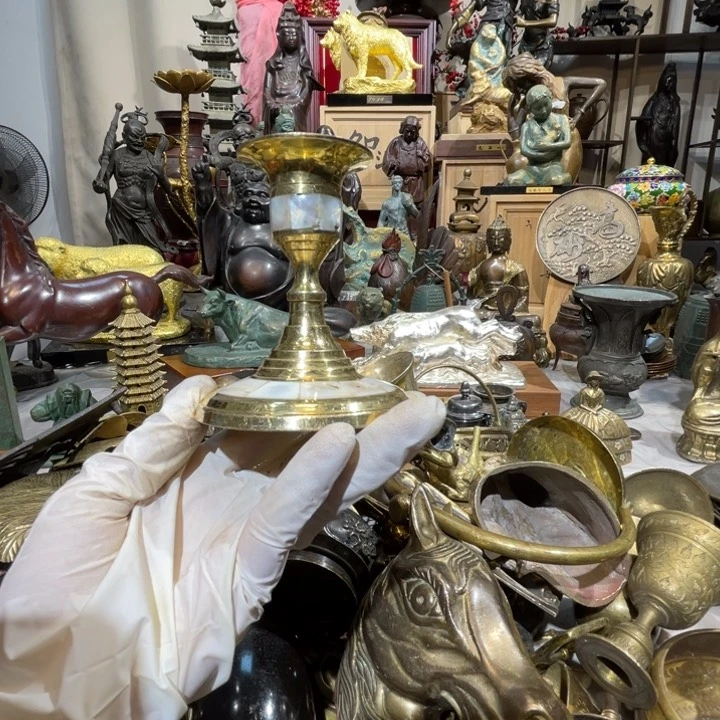 大阪回流铜器摆件7