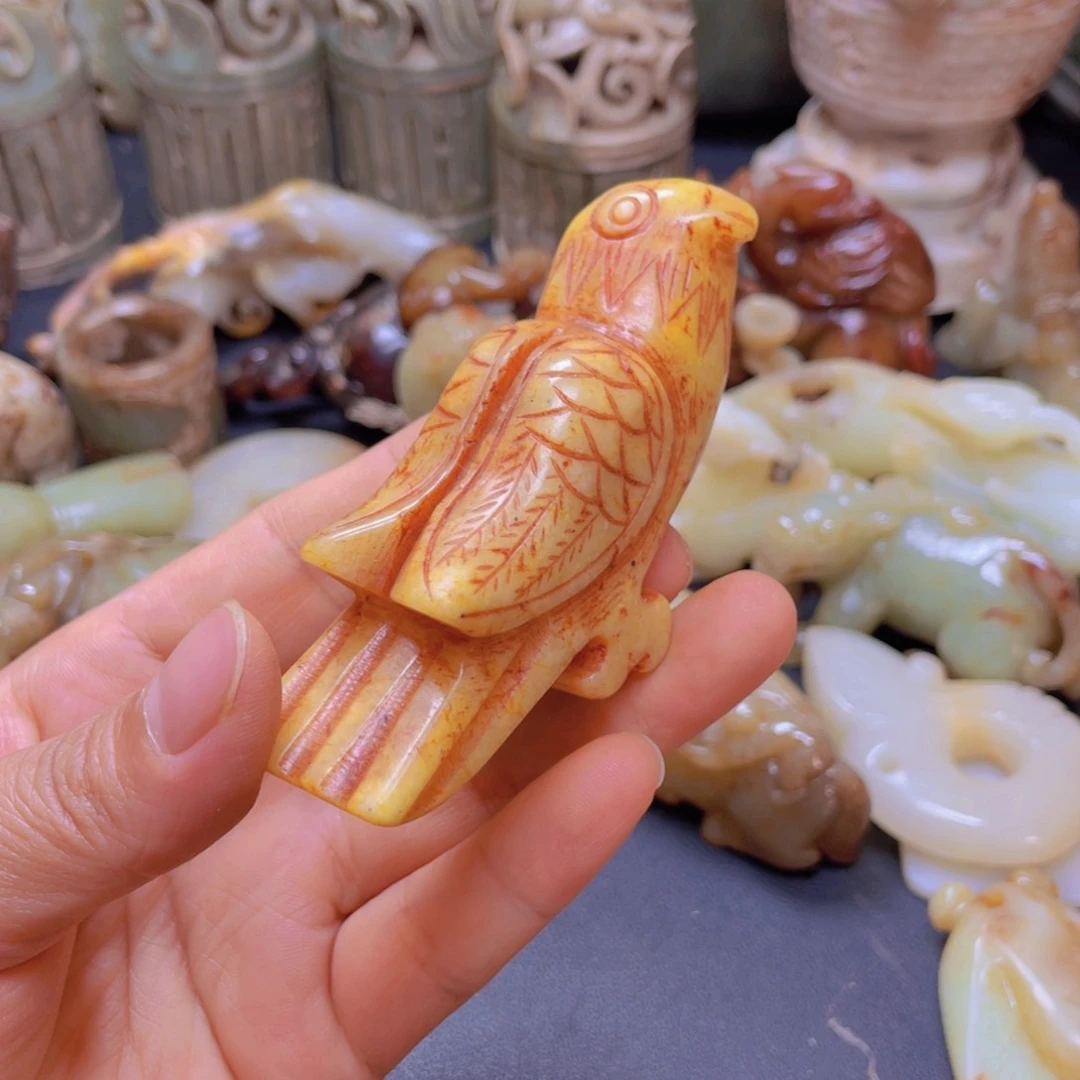 白玉菩提吊坠摆件