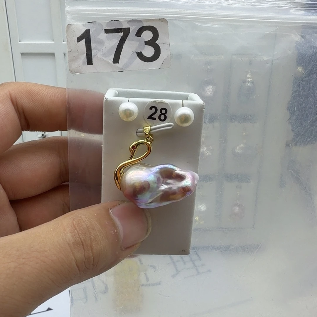 合金颈饰淡水珍珠