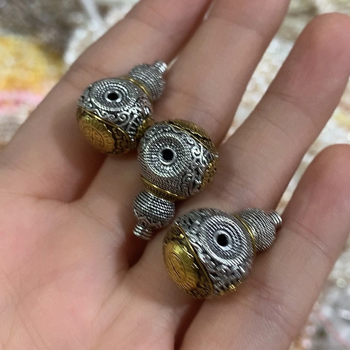 3个大号葫芦款三通配饰