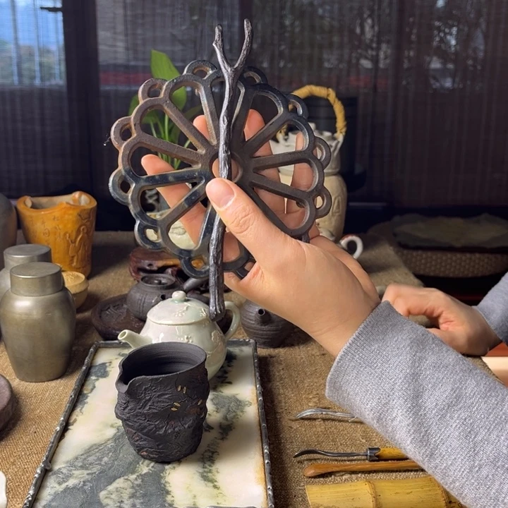 铁器壶叉加壶垫一套