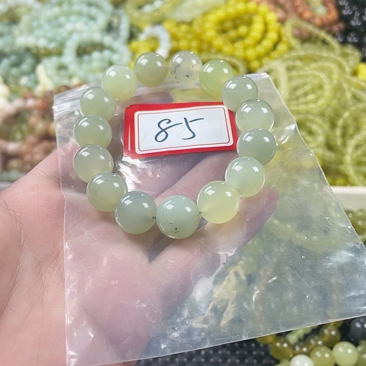 蛇纹石玉未镶嵌手链