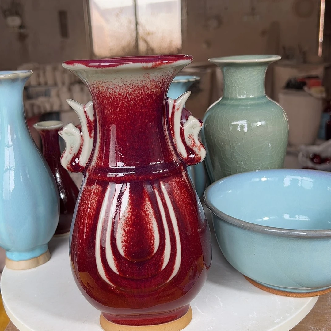 摆件郑家钧窑摆件