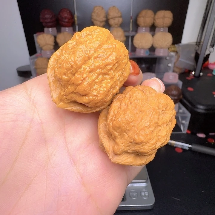 富***！把件文玩核桃40尺寸放漏大肥蛙