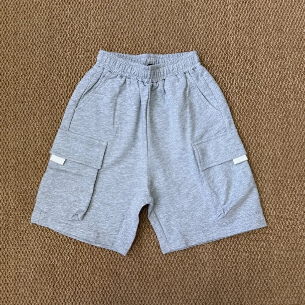 大童裤子夏季多口袋工装短裤可亲子