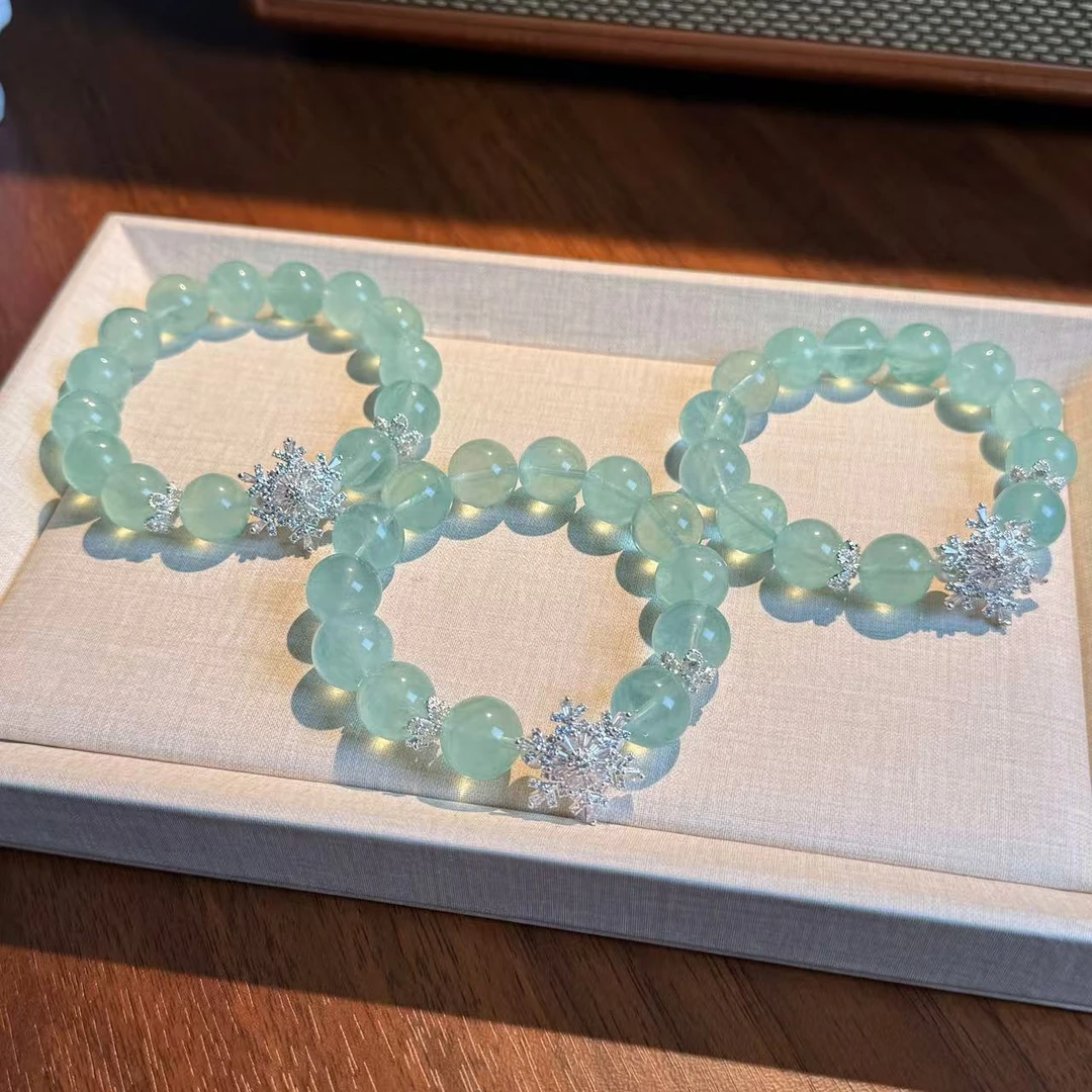 薄荷绿萤石手串手链 颜色微差多样性发其一ZN56