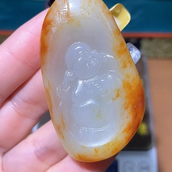如***意颈饰未镶嵌和田玉