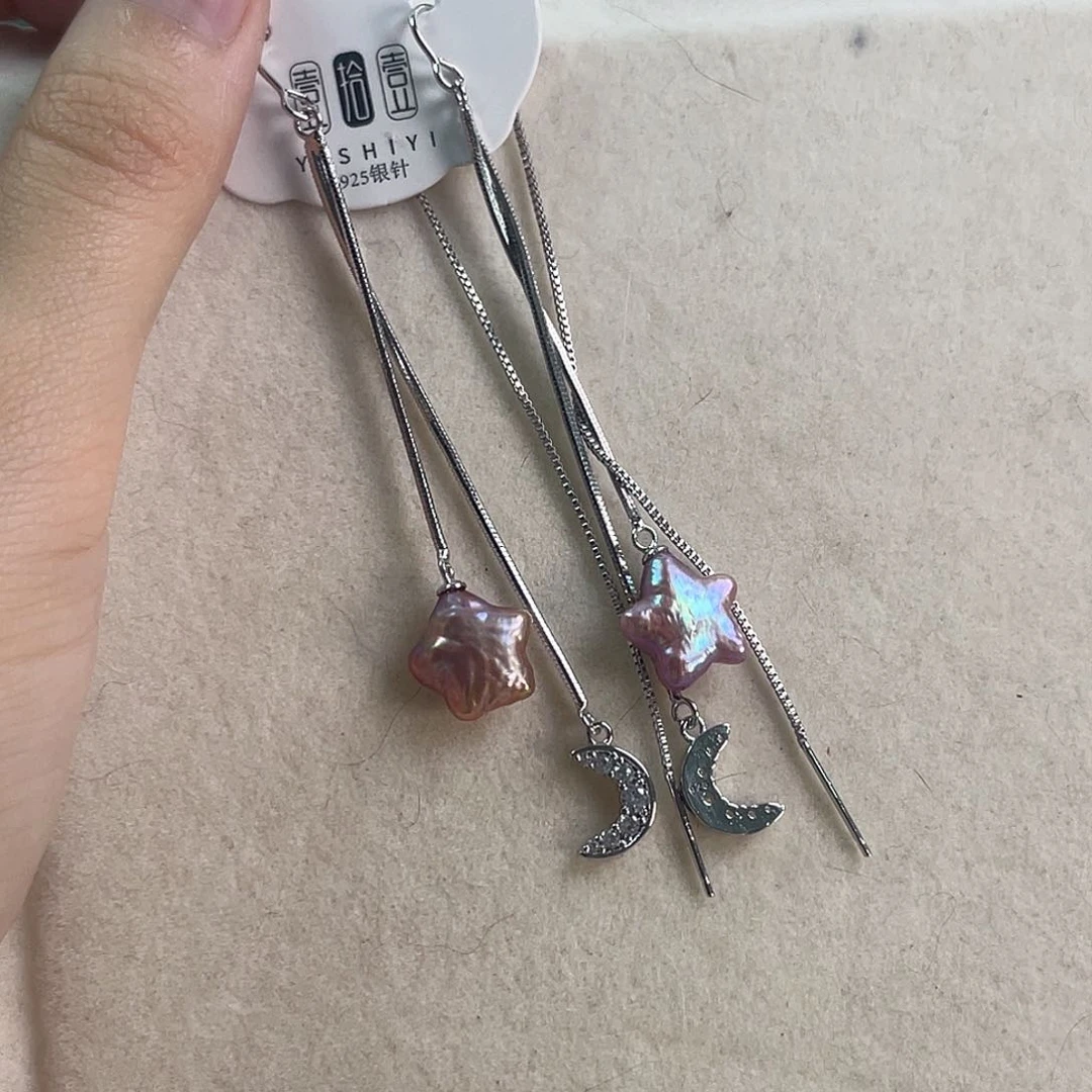 未镶嵌淡水珍珠耳饰H**K