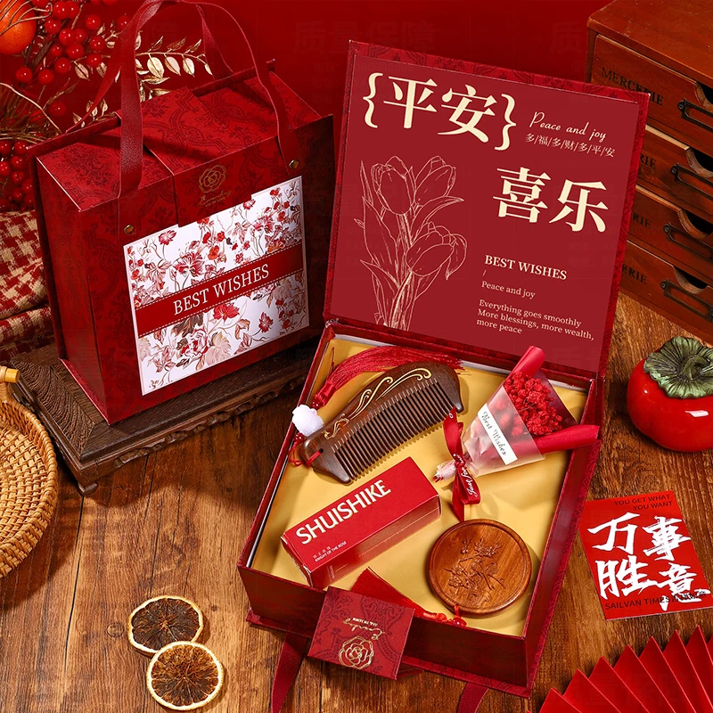 木梳礼盒母亲节礼物送妈妈婆婆实用给长辈女士生日创意梳子伴手礼