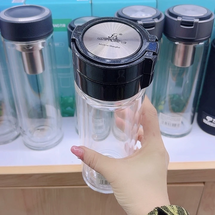 万象品牌双层玻璃杯V814-490