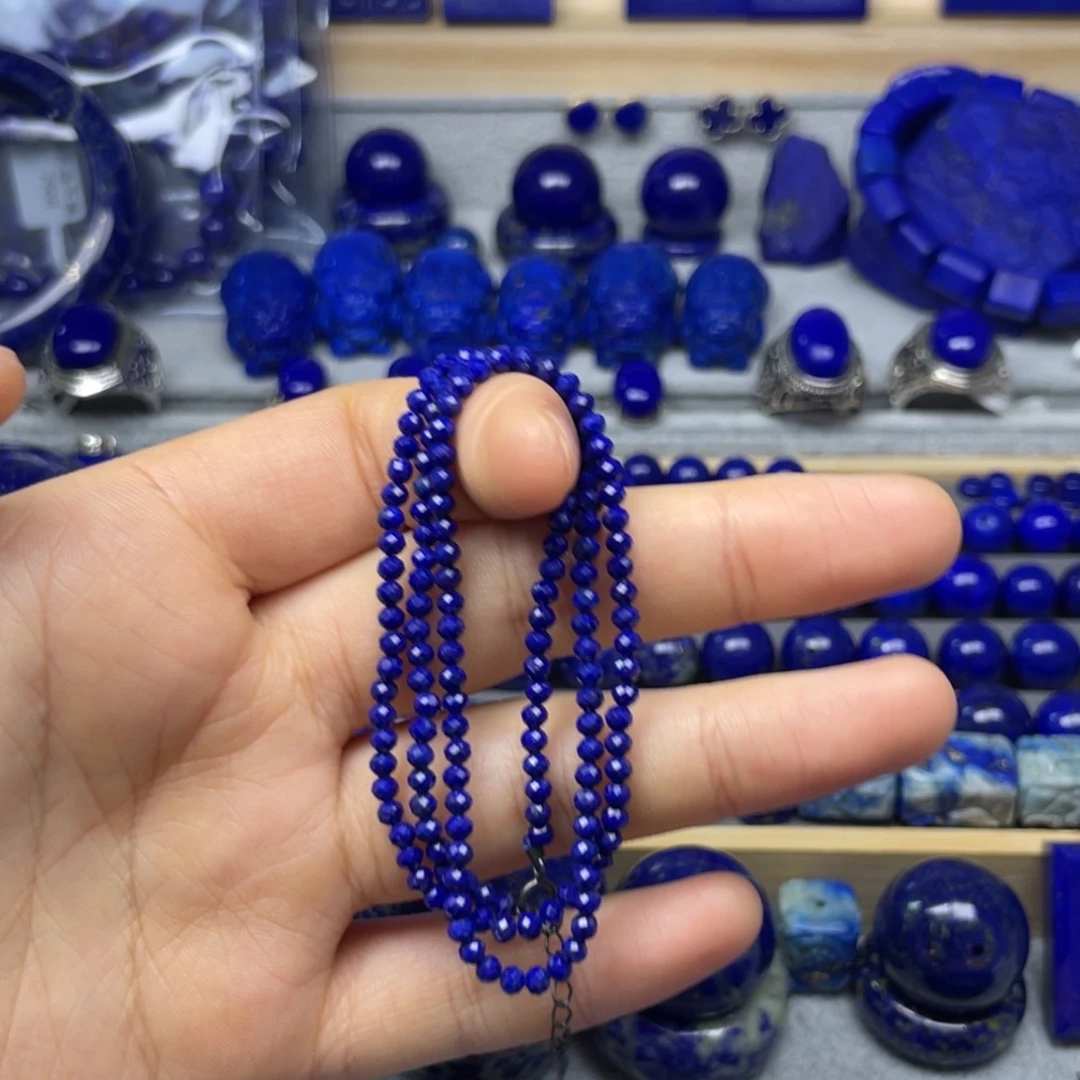 青金石锁骨链未镶嵌