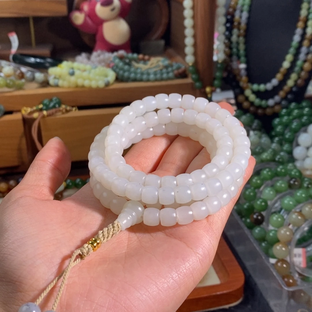 和田玉未镶嵌手链