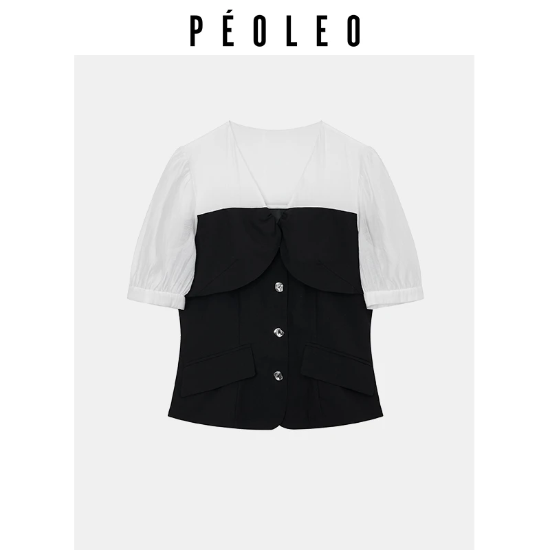 【初依专属】PM4109601上衣休闲夏季不规则小众