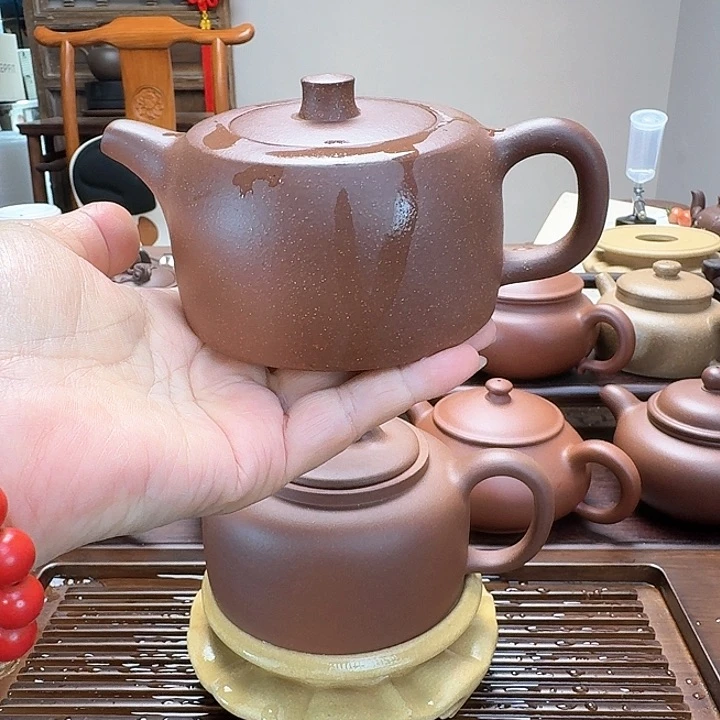 茶壶紫泥初*心精工制作井栏(200 C C)微瑕