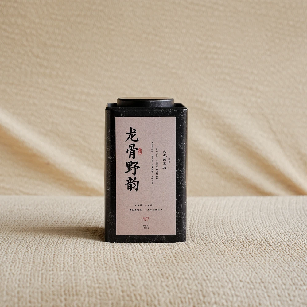 树见造物×琥茗黑茶丨《2015龙骨野蕴 巧克力黑砖条》