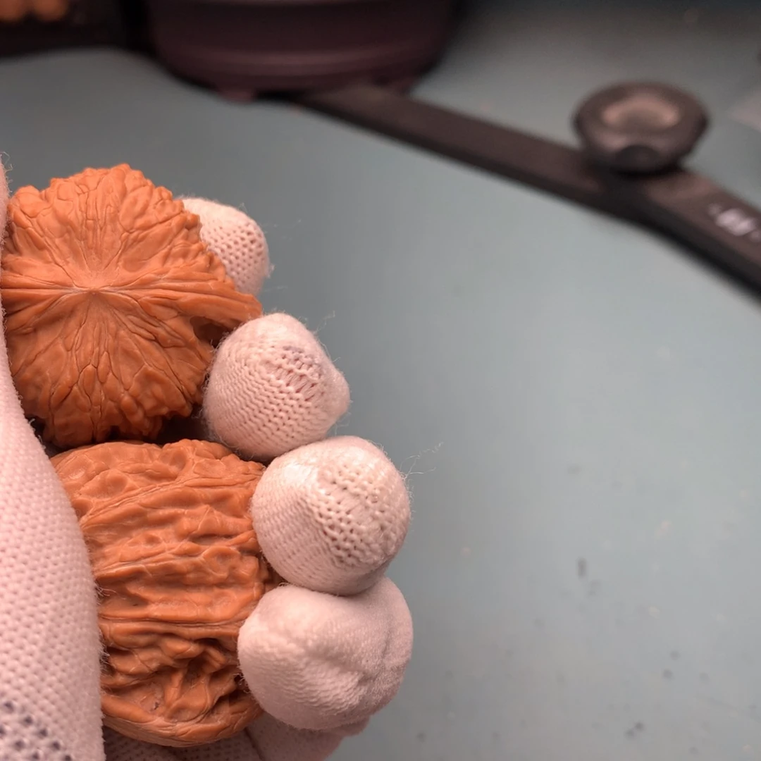 文玩核桃把件磨盘4243不是正磨