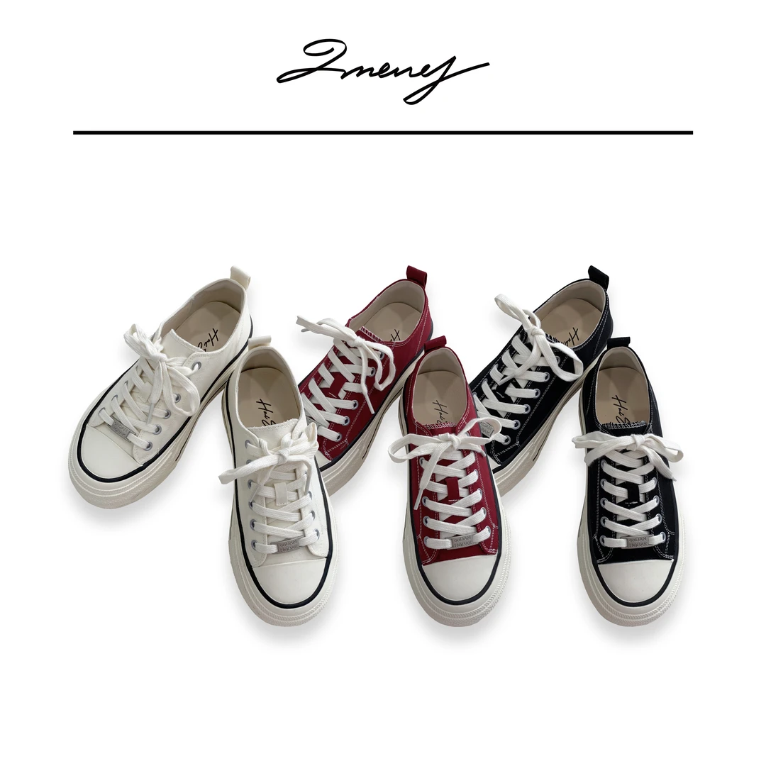 LMENY知识分子~厚底帆布轻便百搭板鞋25AP002