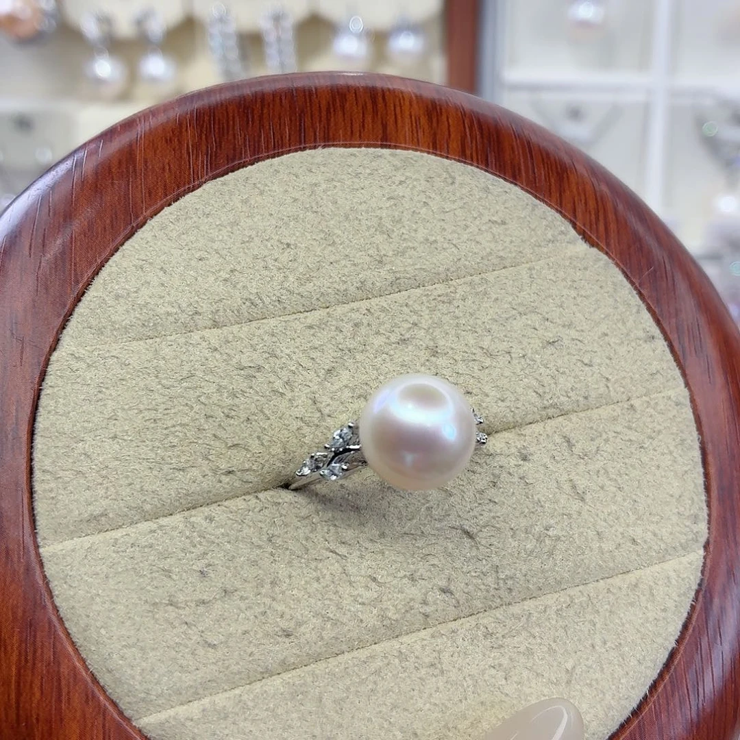 戒指淡水珍珠合金F