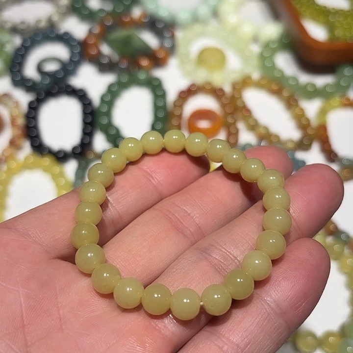 蛇纹石玉未镶嵌手串