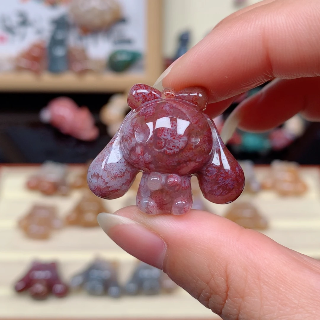 硅化玉珊瑚玉未镶嵌