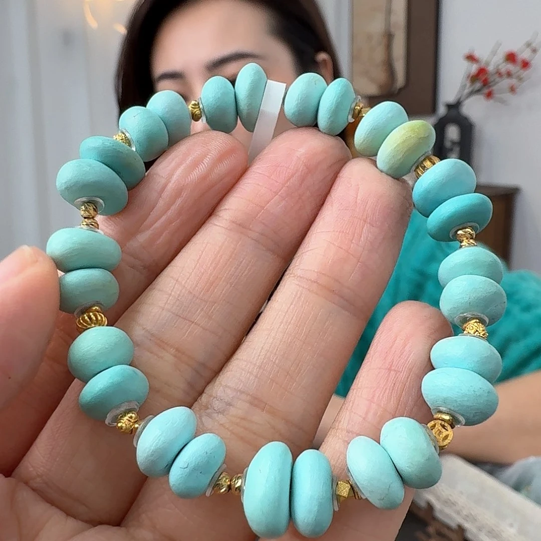 绿松石未镶嵌挂件