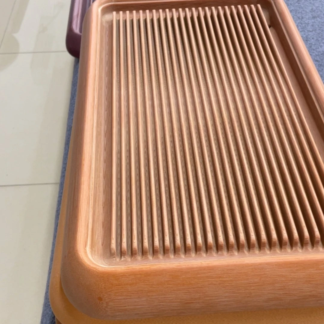 紫砂茶盘?****橙金直纹 5公分厚 50x30